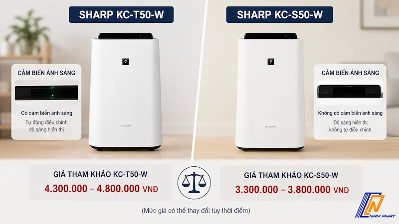 Khác biệt về cảm biến ánh sáng và chênh lệch giá thành của hai đời máy