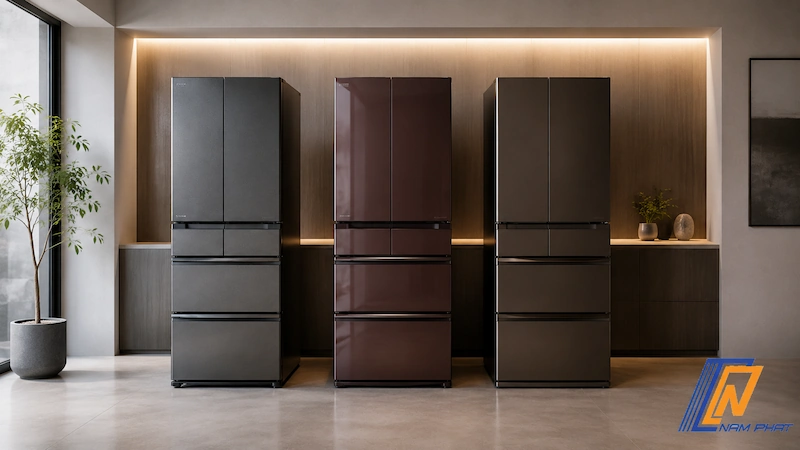 Showroom Hàng Nhật Nam Phát cung cấp các mẫu tủ lạnh Mitsubishi 6 cánh