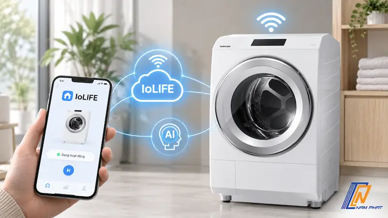 Kết nối Wifi điều khiển từ xa qua IoLIFE học hỏi thói quen của người dùng
