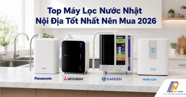 Top máy lọc nước Nhật nội địa tốt nhất 2026 tại Nam Phát.