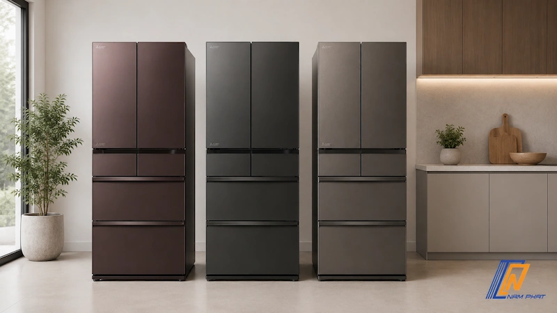 Showroom Hàng Nhật Nam Phát chuyên phân phối các dòng tủ lạnh Mitsubishi Nhật nội địa