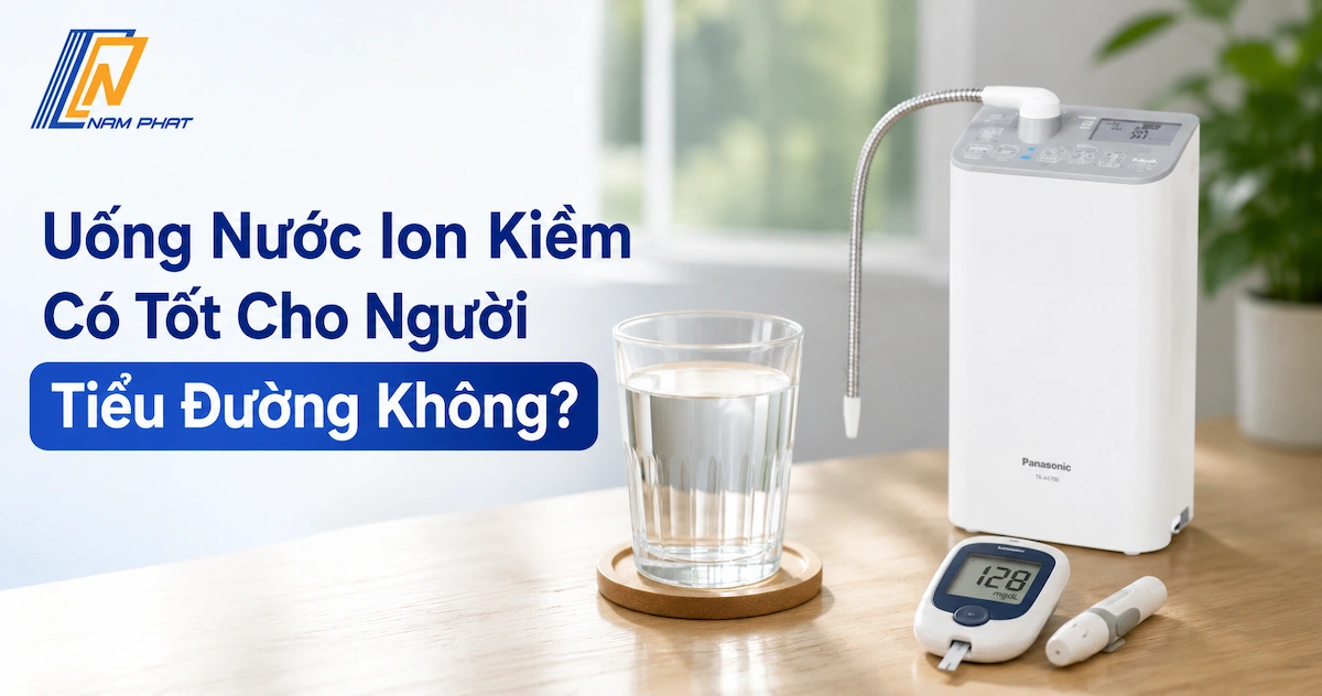 Người bệnh tiểu đường uống nước ion kiềm tốt cho sức khỏe hàng ngày