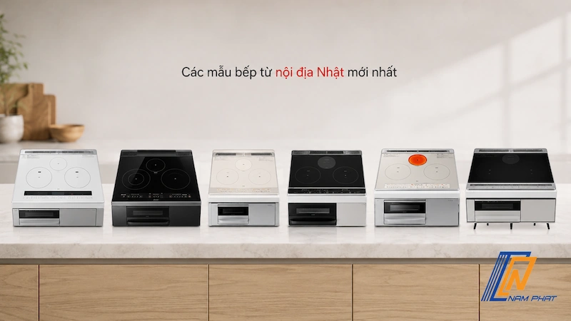 Showroom Hàng Nhật Nam Phát trưng bày các mẫu bếp từ nội địa Nhật mới nhất