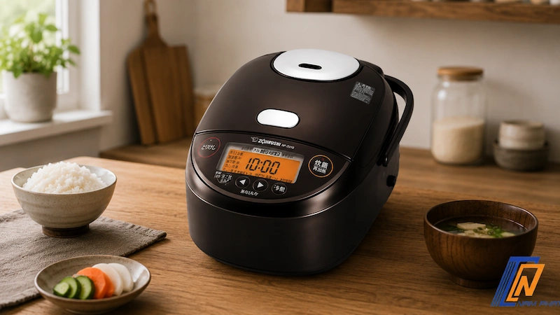 Nồi cơm điện cao tần áp suất Zojirushi NP-ZU18-TD dung tích 1.8 lít tại nhà bếp